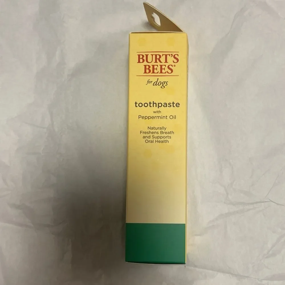 NWT! Burt Bee’s Dog Toothpaste Peppermint